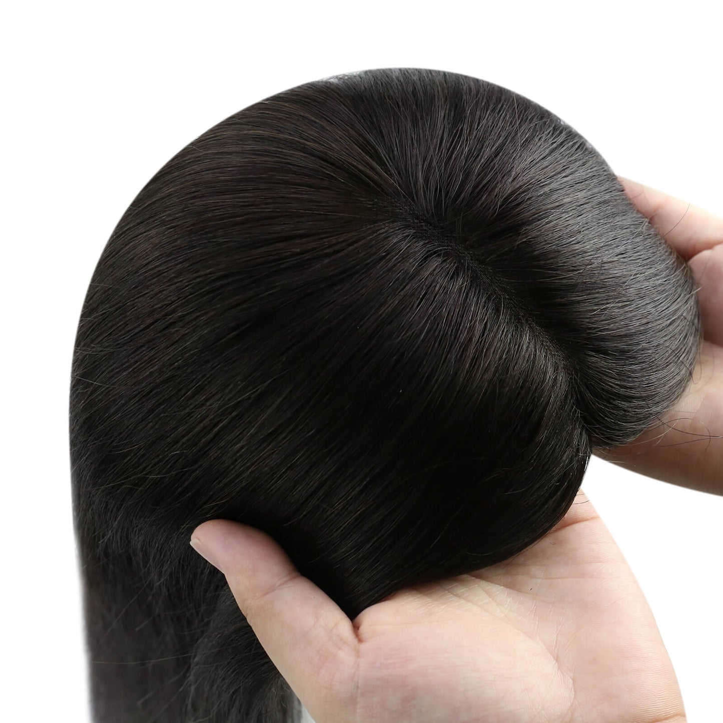 off black topper for thinning hair hair topper wholesale