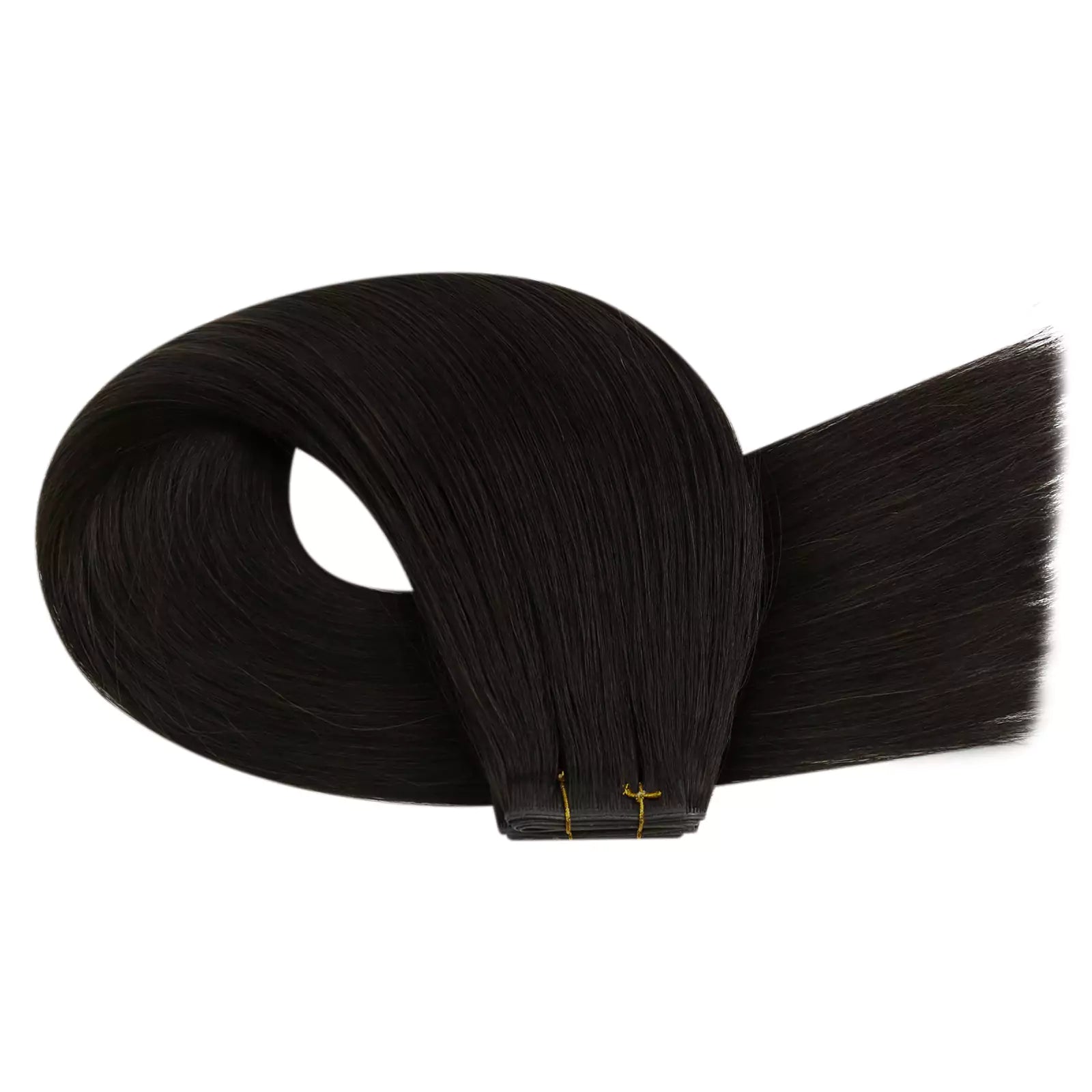 hole flat weft virgin hair weft extensions wholesale hair extensions