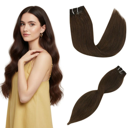 seamless clip in hair extensions human hair