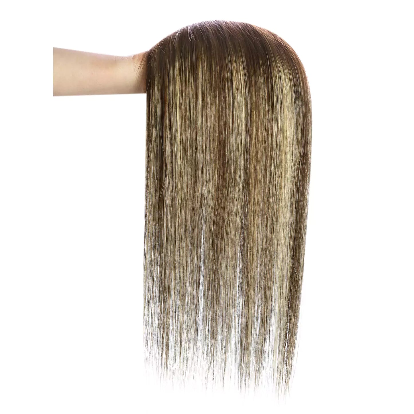 remy hair topper balayage color