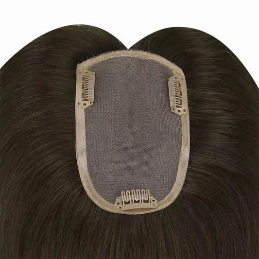 medium base remy hair topper wholesale