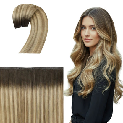 blonde butterfly weft hair extensions for thin hair