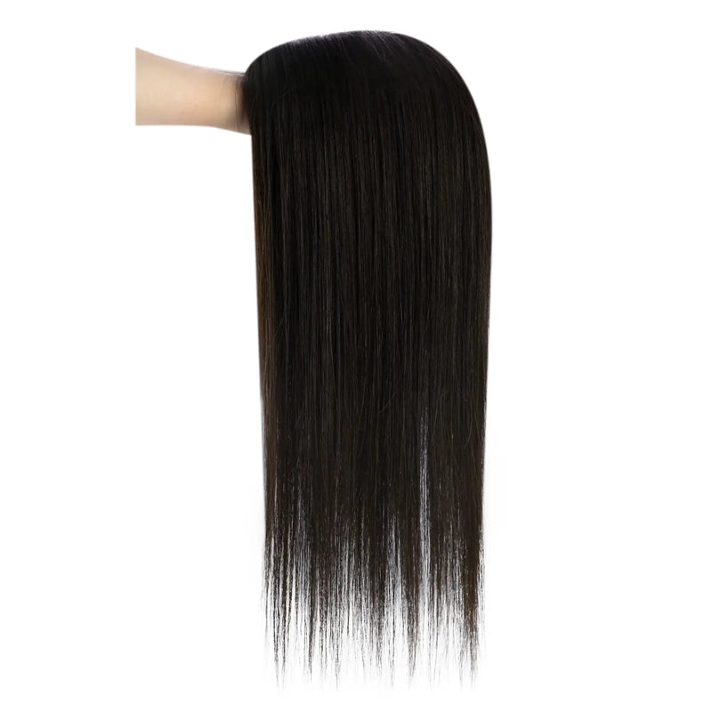 high volume hair topper clip in human hair