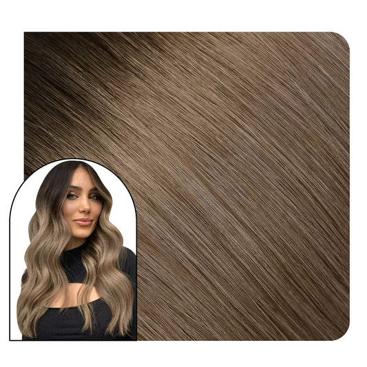 Skin Weft Tape in Extensions Invisible Human Hair #R2/DXB/18