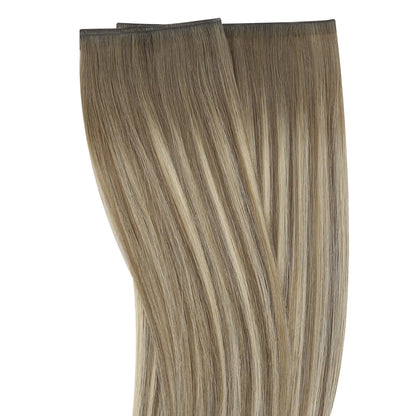 injected tape in weft hair seamless tape ins for thin hair