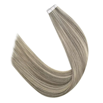 Seamless Tape in Extensions 100% Human Hair Balayage Color 1CC/80/60