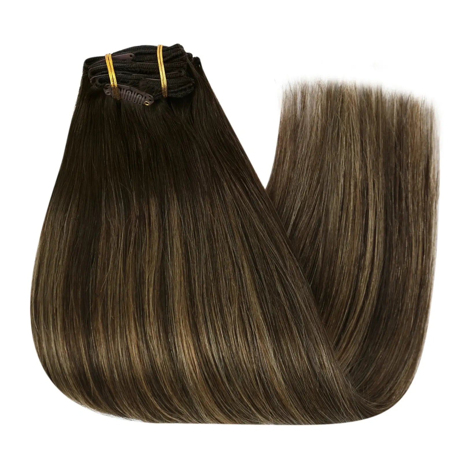 100% thick volume clip ins real human hair extensions