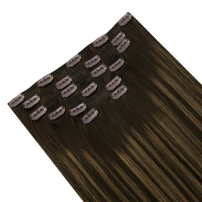 clip ins hair extensions human hair Invisible Clip ins