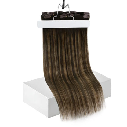 hair clip on extensions clip in hair extensions human hair