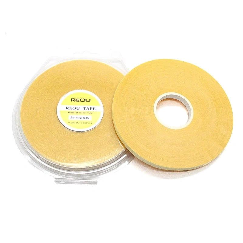 Ugeat yellow hair extension tape roll waterproof medical tape