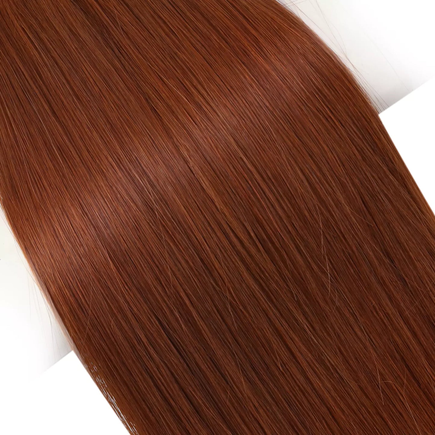 virgin+ hybrid weft copper color genius weft hair extensions