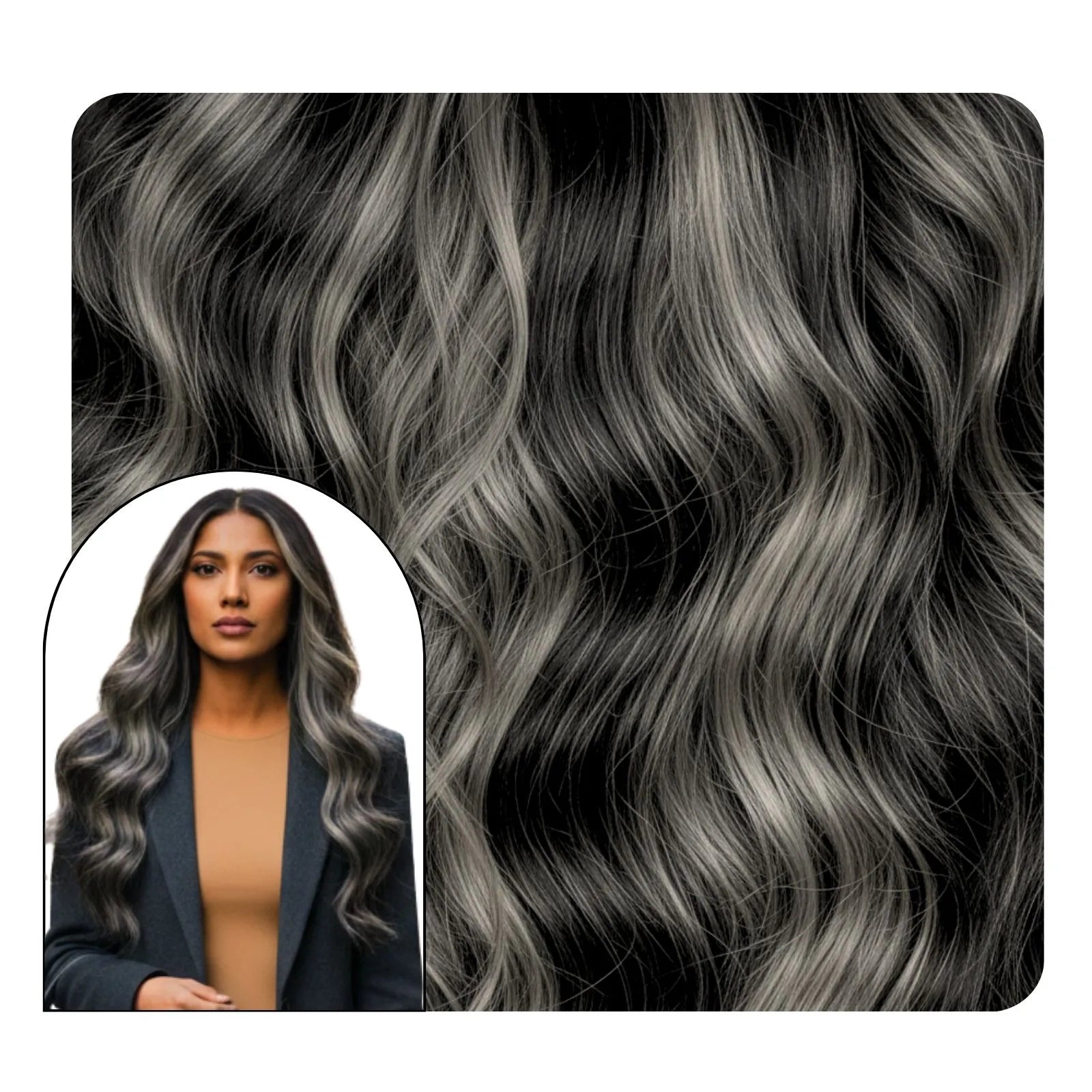wavy butterfly weft hair extensions
