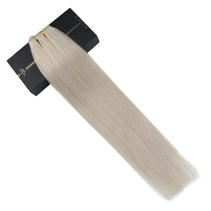 White Blonde Color Remy Human Hair #60A