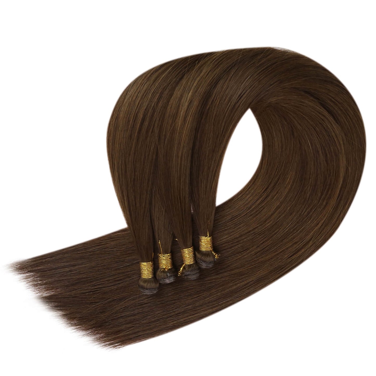 double weft human hair extensions