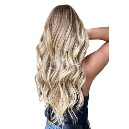 Beach Wavy Tape in Extensions 100% Human Hair Balayage #4/10/16