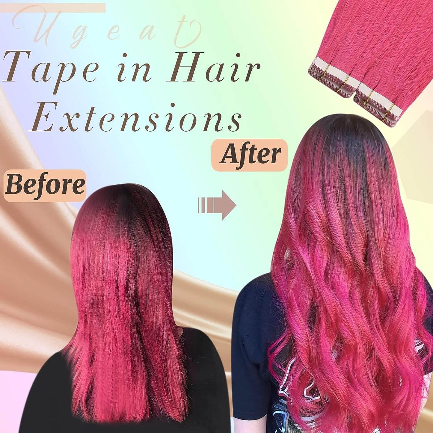 Barbie Hair Color Tape in Hair Extensions