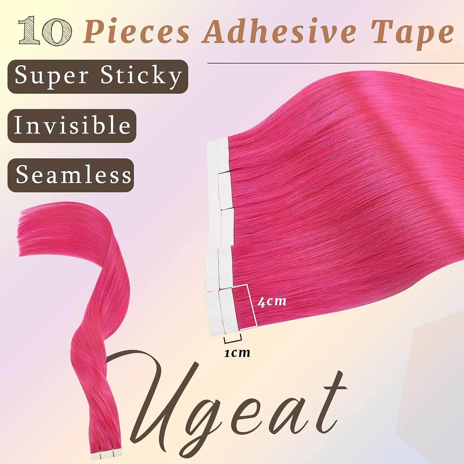 Barbie Pink Tape in Human Hair Extensions