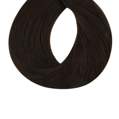 Nano Tip Remy Hair Extensions 16Inch #4 Dark Brown