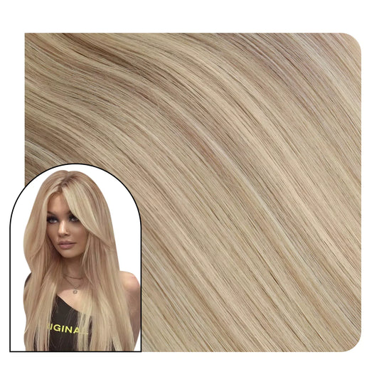 Ktip Extensions 100% Human Hair Highlights Ash Blonde