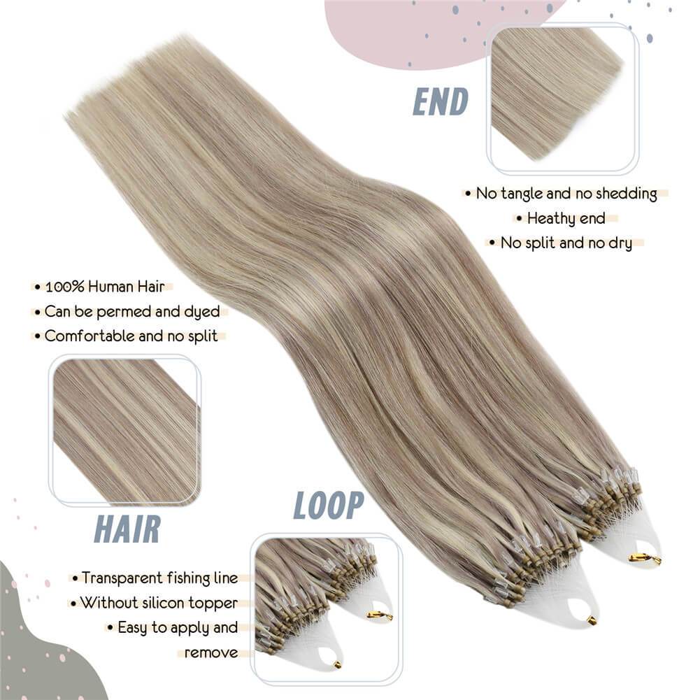 Micro Ring Remy Hair Extensions real hair extensions wholesale