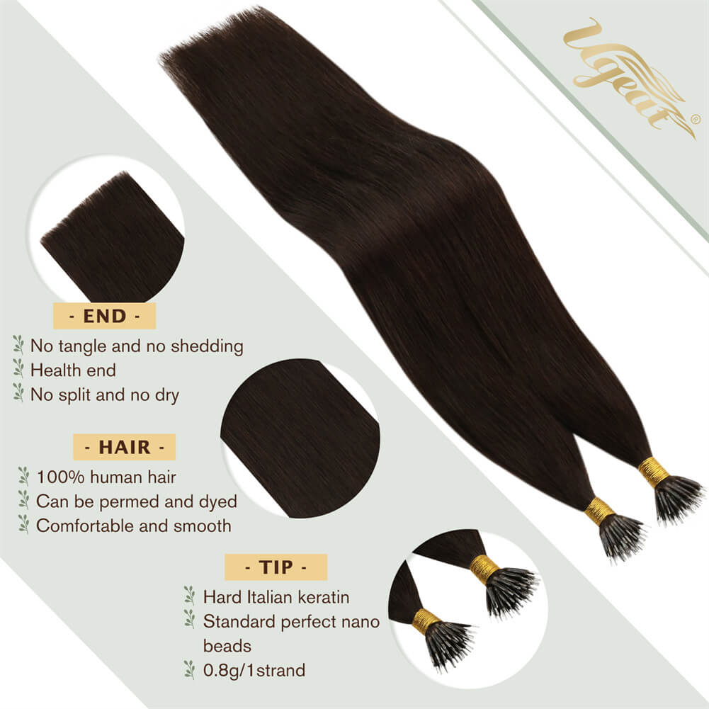 Nano Tip Hair Extensions Human Hair