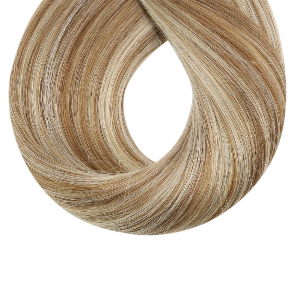 Blonde Remy Hair Extensions Nano Beads