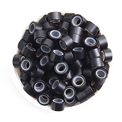 Ugeat Silicone Micro Rings Links Beads For Keratin Bonded Hair 5mm 1000pcs-UgeatHair