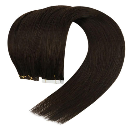 Tape in Real Human Hair Extensions virgin cuticle aligned hair vendor