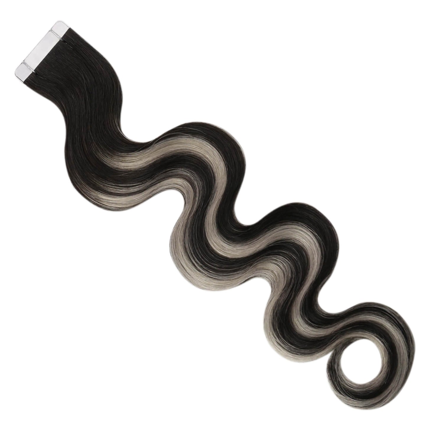 Body Wave Tape in Hair Extensions curly professional tape in hair extensions