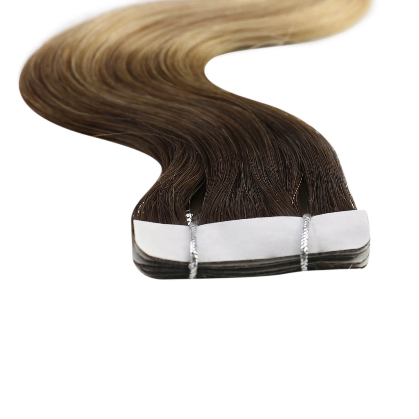 virgin human hair extensions professional wavy tape in hair extensions