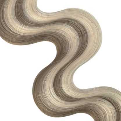 wavy tape in hair extensions human hair