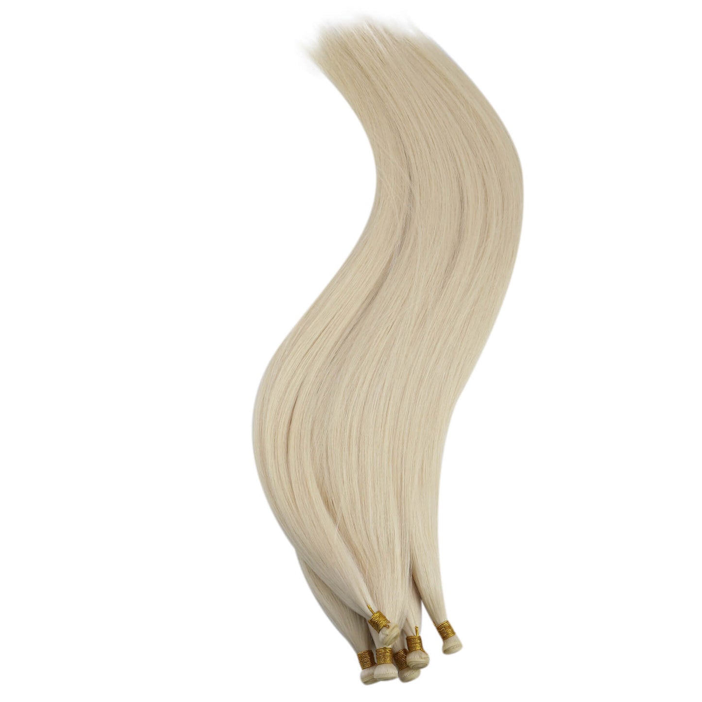 genius weft extensions white blonde best quality weft hair extensions