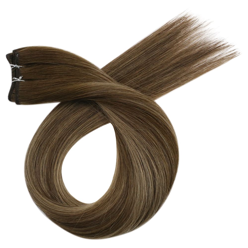 virgin machine weft hair extensions