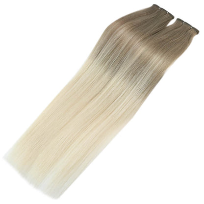 balayage flat silk weft hair extensions