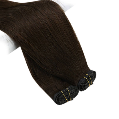 invisible flat weft hair extensions