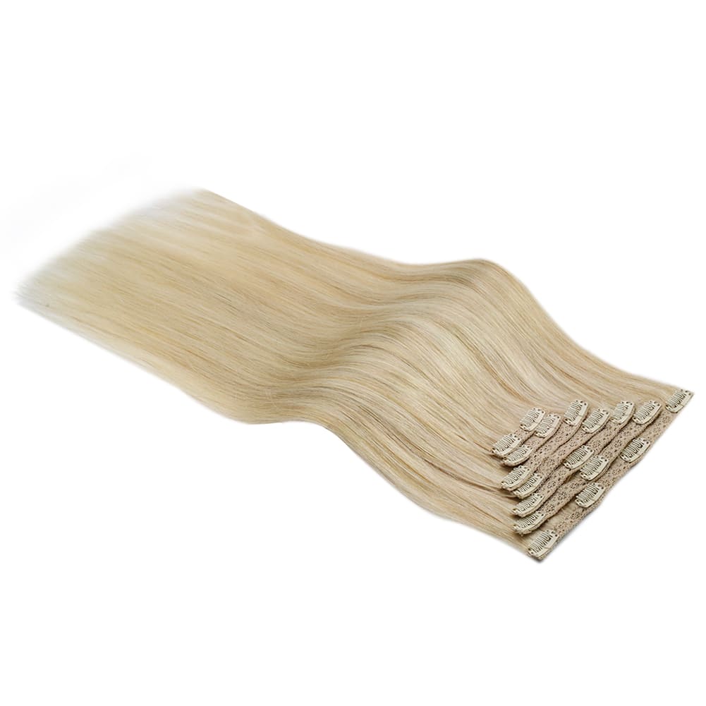 Clip in Human Hair Extension Double Weft Hair