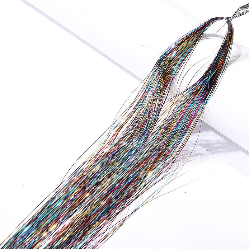 Ugeat Shiny Colorful Hair Tinsel strands