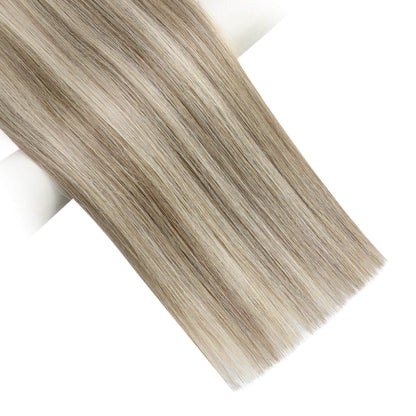 seamless flat silk weft extensions invisible sew in weft hair extensions