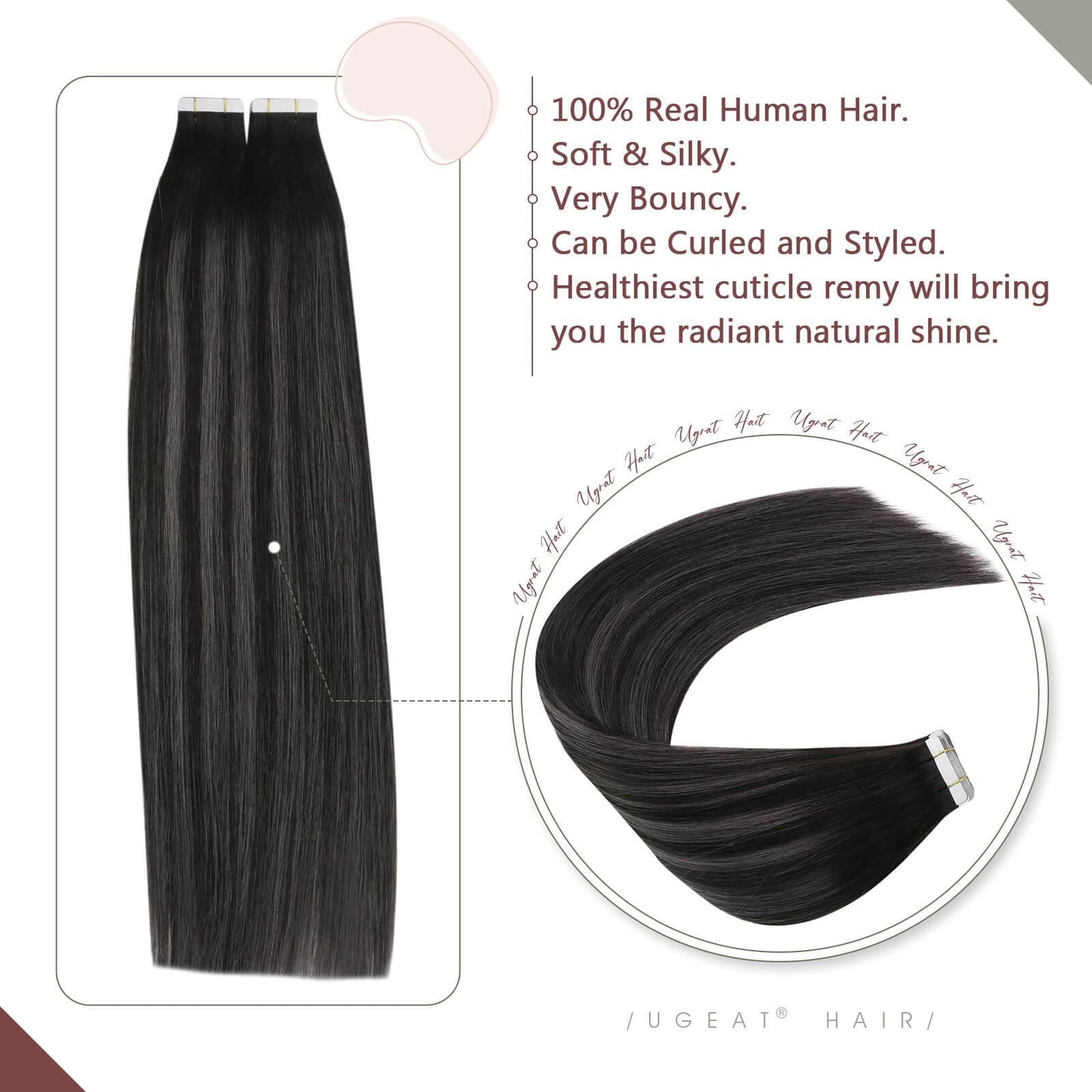 Wavy Hair Extensions Blonde Tape in Hair Extensions Human Hair