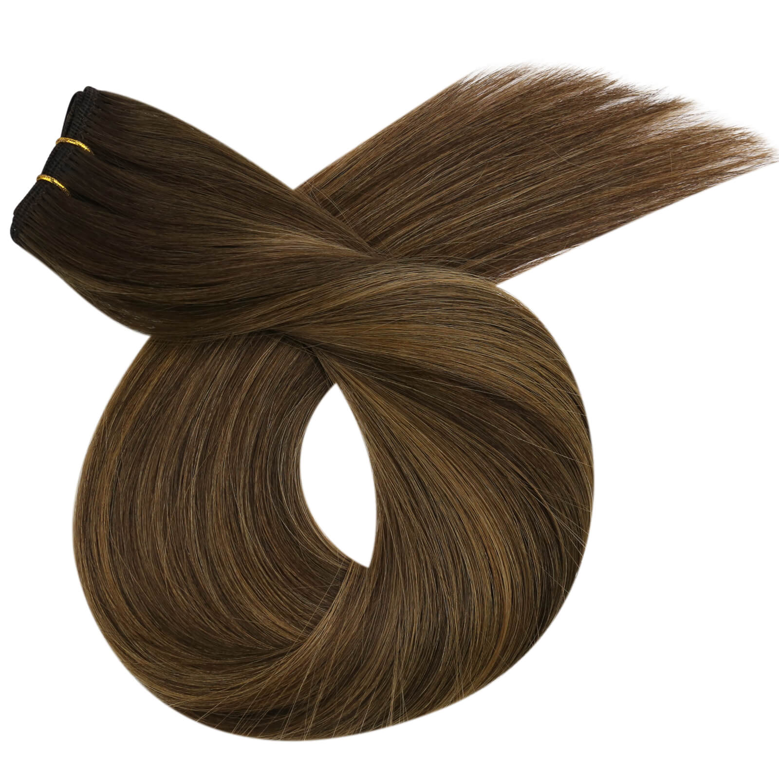 balayage weft extensions machine tied weft extensions