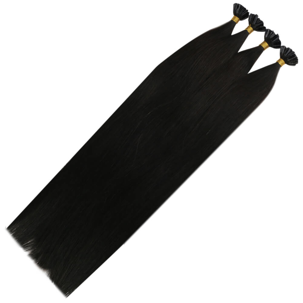 Virgin  hot fushion u tip hair extension