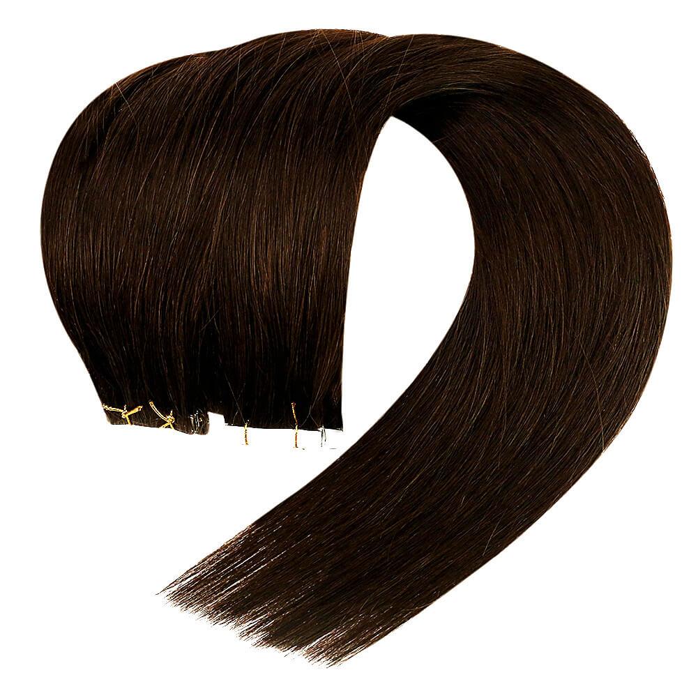 tape in human hair extensions 40 pieces professional extensions for fuller hair