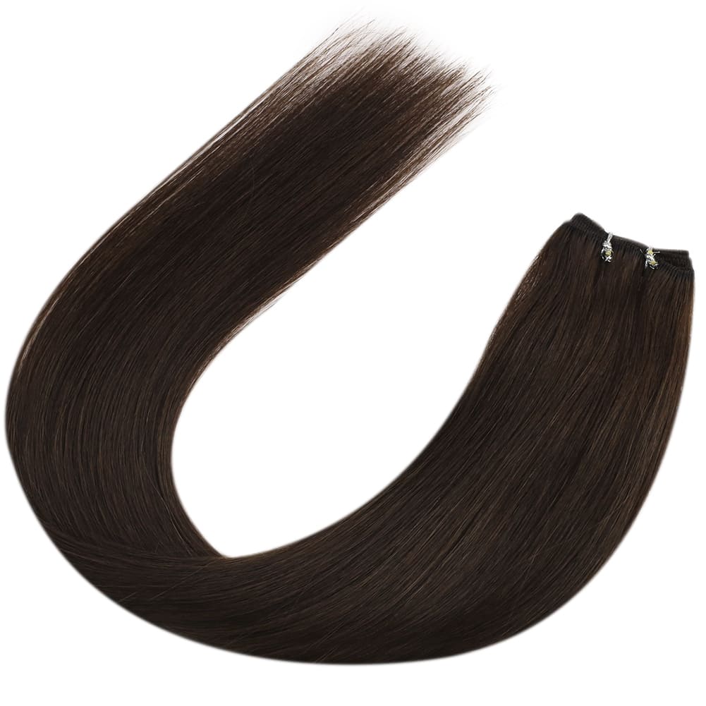 hair salon weave brown double weft machine weft wholesale hair