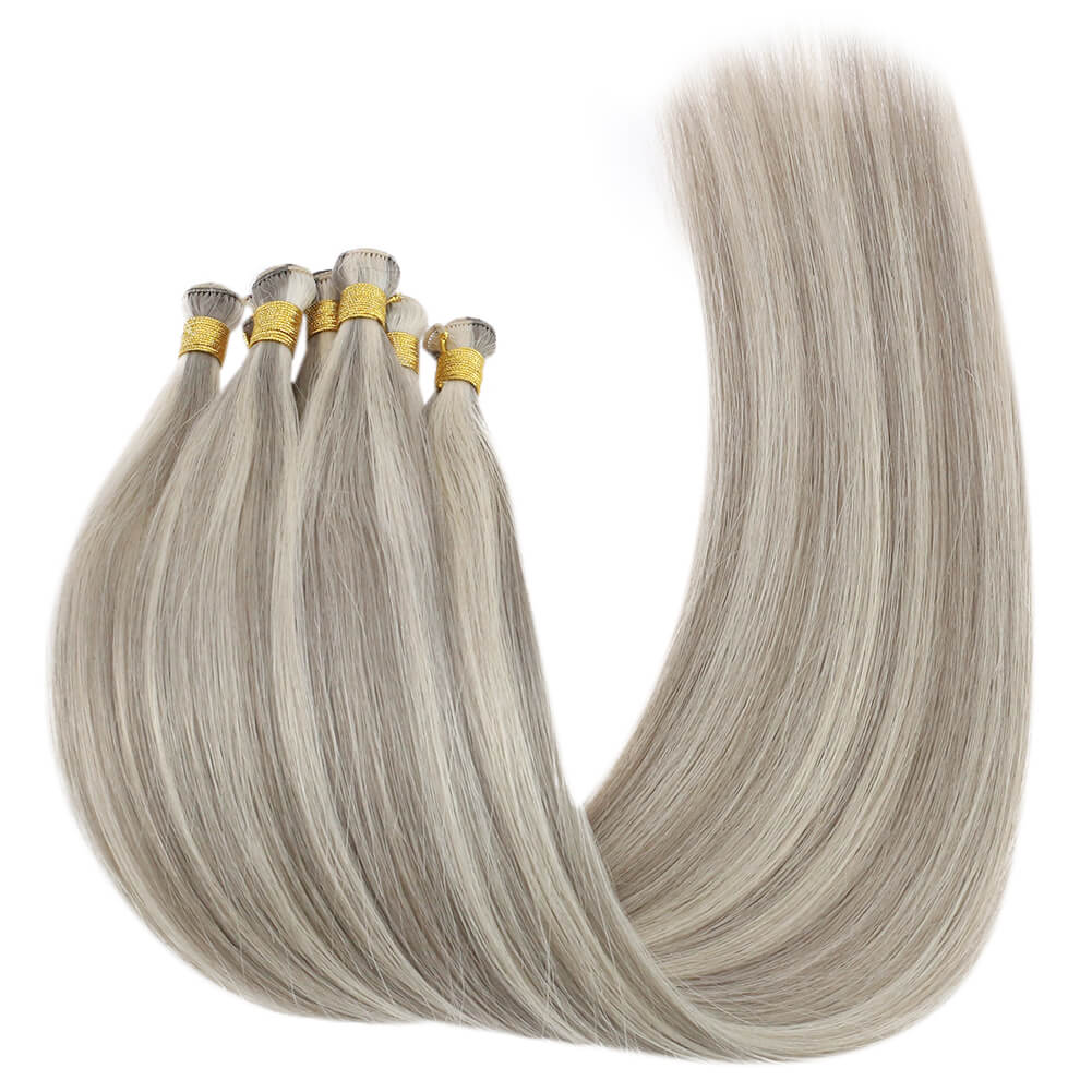 [Virgin+] Full Cuticle Virgin Hand-tied Real Human Hair Weft #19A/60