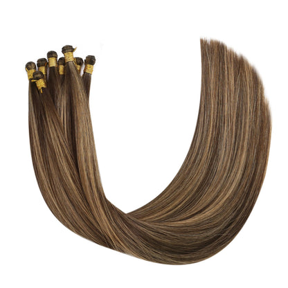 Full Cuticle Virgin Hand-tied Hair Weft #BM