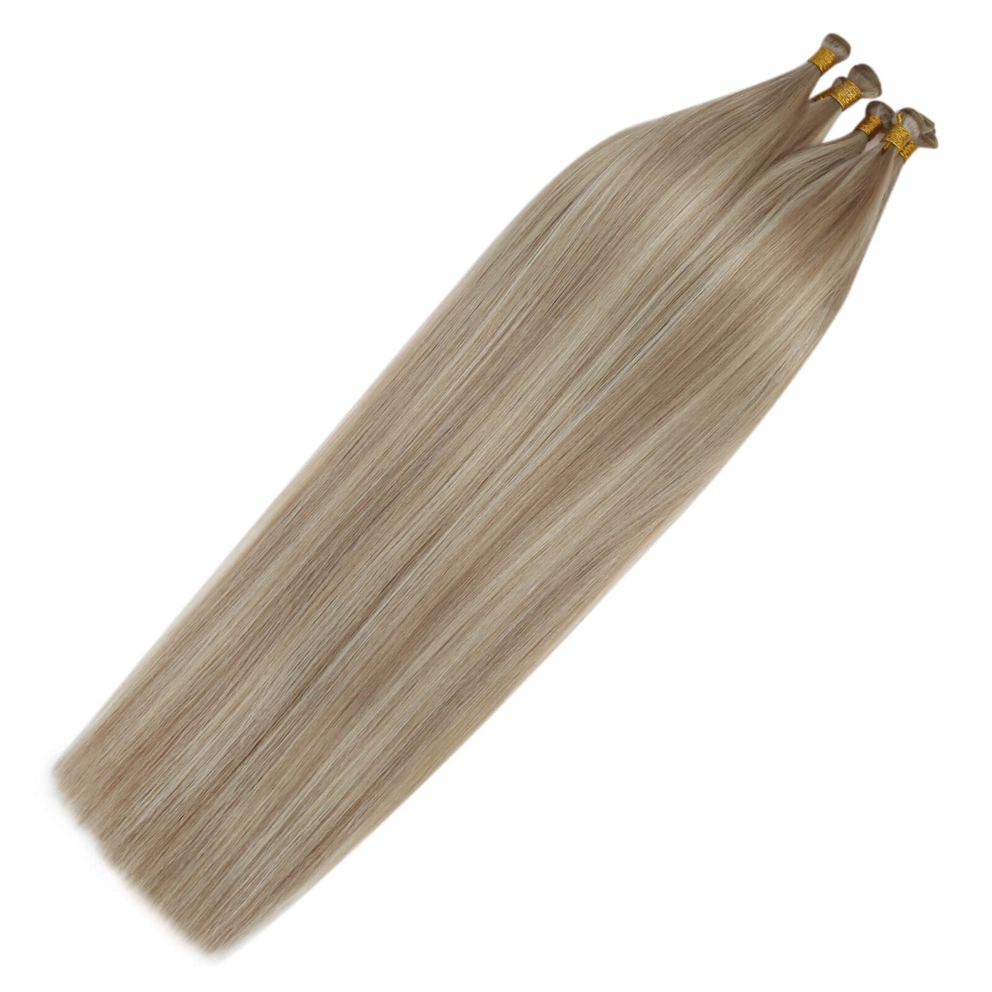 Highlight Genius Weft Hair Extensions Ash Blonde natural straight hair weave