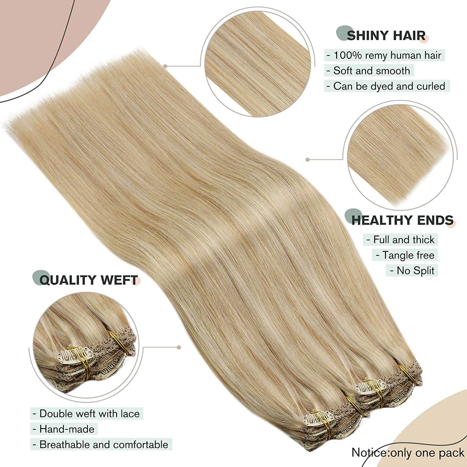 real hair extensions clip in human hair singles