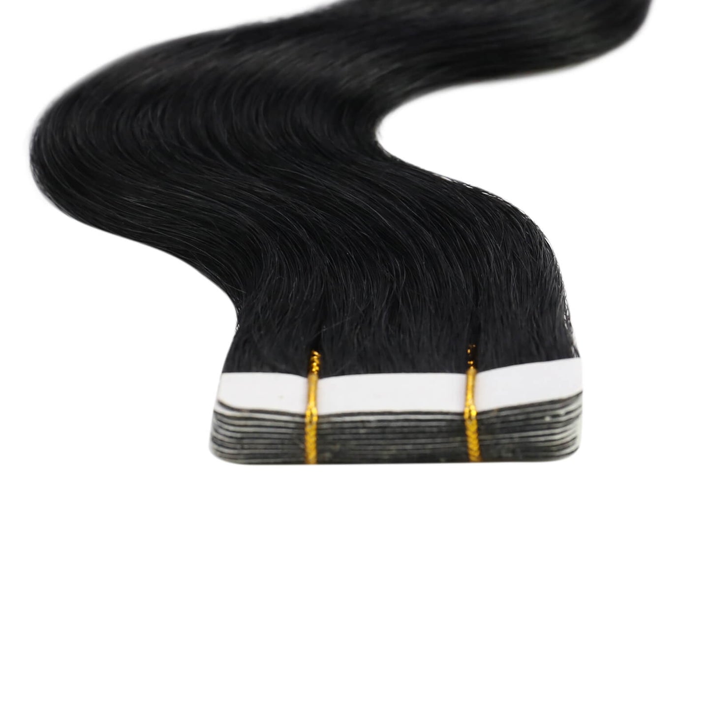 wavy black tape in extensions #1 professional hair extensions wholesale supplier