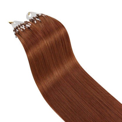 Micro Loop Hair Extensions Copper Colpr