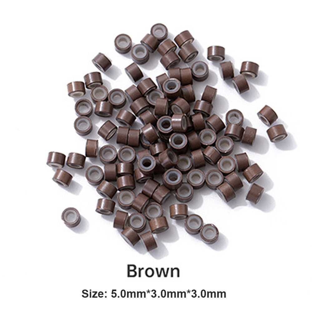 ugeat micro ring beads for i tip brown olor